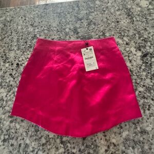 Zara Hot Pink Mini Skirt